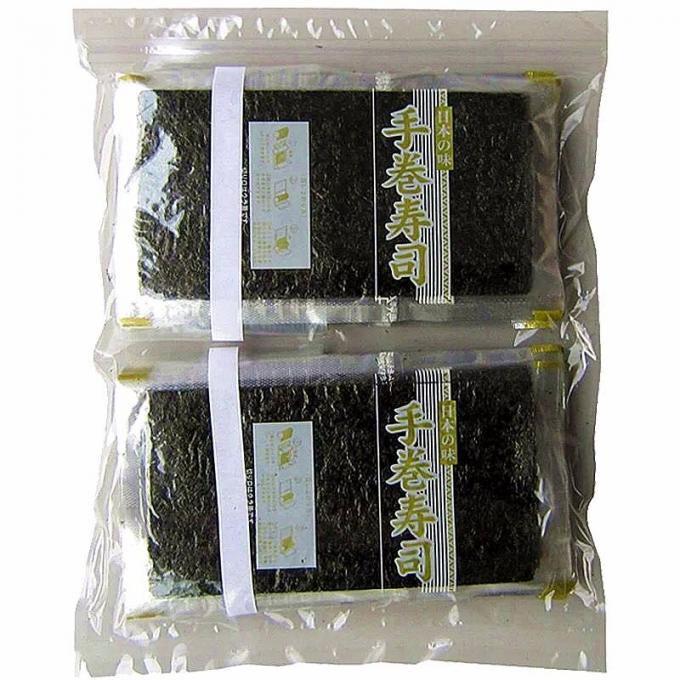 Ξηρό φύκι 100 Temaki Yaki Nori ψημένη φύλλα επεξεργασία 0