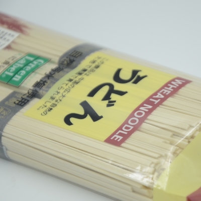 Κανένα ασιατικό ξηρό Udon Soba νουντλς 3mm μυρωδιάς 300g ευρέως άσπρο χρώμα