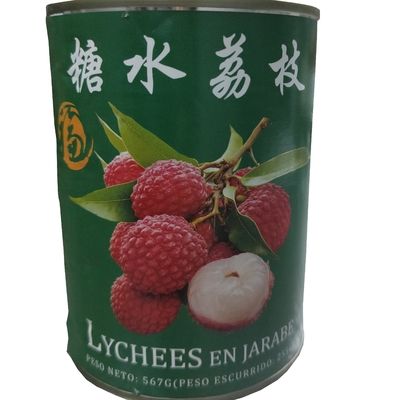 Κονσερβοποιημένο Lychee σύνολο λίτσι λαχανικών φρούτων/που σπάζουν στο ελαφρύ σιρόπι