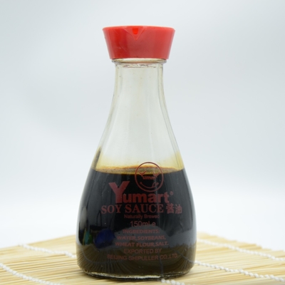 HACCP ISO κινεζική λιανική συσκευασία σάλτσας σόγιας ύφους ελαφριά σκοτεινή 150ml