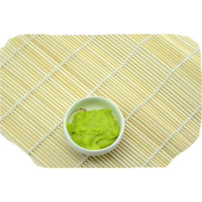 Ανοικτό κίτρινο σκόνη Wasabi σάλτσας σόγιας με τη συσκευασία 1kg
