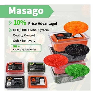 500g καρυκευμένο Capelin πορτοκάλι Masago αυγοτάραχων για τις ιαπωνικές κουζίνες