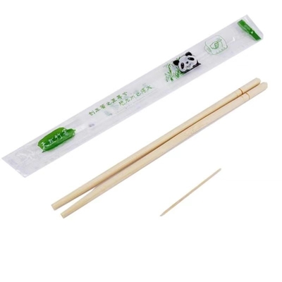 μίας χρήσης στρογγυλά ξύλινα Chopsticks 21cm φιλικά προς το περιβάλλον