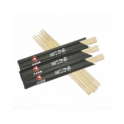 Ιαπωνικά βιώσιμα μίας χρήσης Chopsticks μπαμπού με το μανίκι εγγράφου