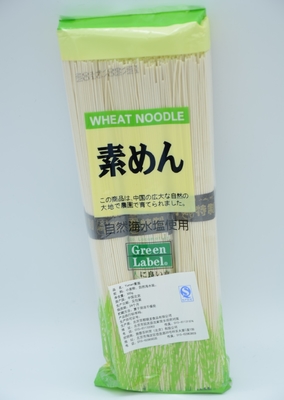 Κανένα ασιατικό ξηρό Udon Soba νουντλς 3mm μυρωδιάς 300g ευρέως άσπρο χρώμα