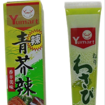 Πικάντικη σκόνη 43g καρυκευμάτων Swasabi σκονών Wasabi σουσιών στο σωλήνα