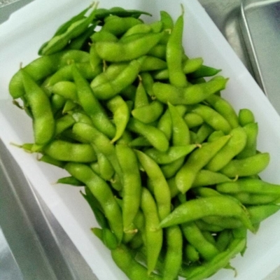 6cm παγωμένα φασόλια Mukimame ξεφλουδισμένο IQF Edamame Edamame στο λοβό