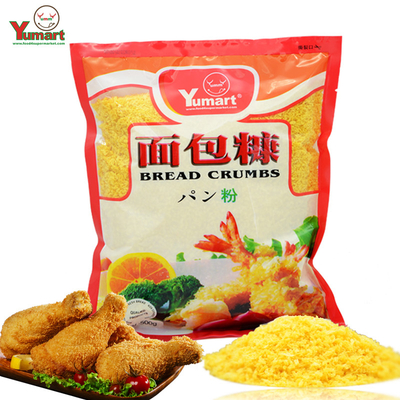 Άσπρο ή κίτρινο 200g 215mm ιαπωνικά Crumbs ψωμιού Panko για τα τηγανισμένα τρόφιμα